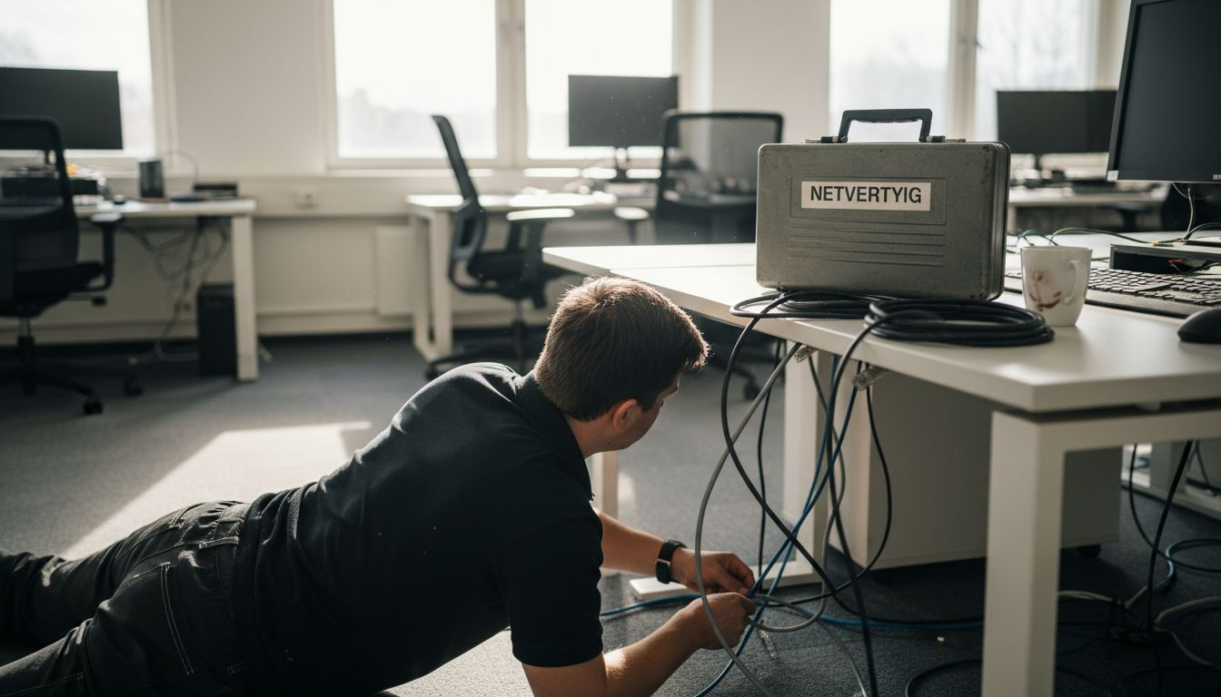 Nätverksinstallation för företag