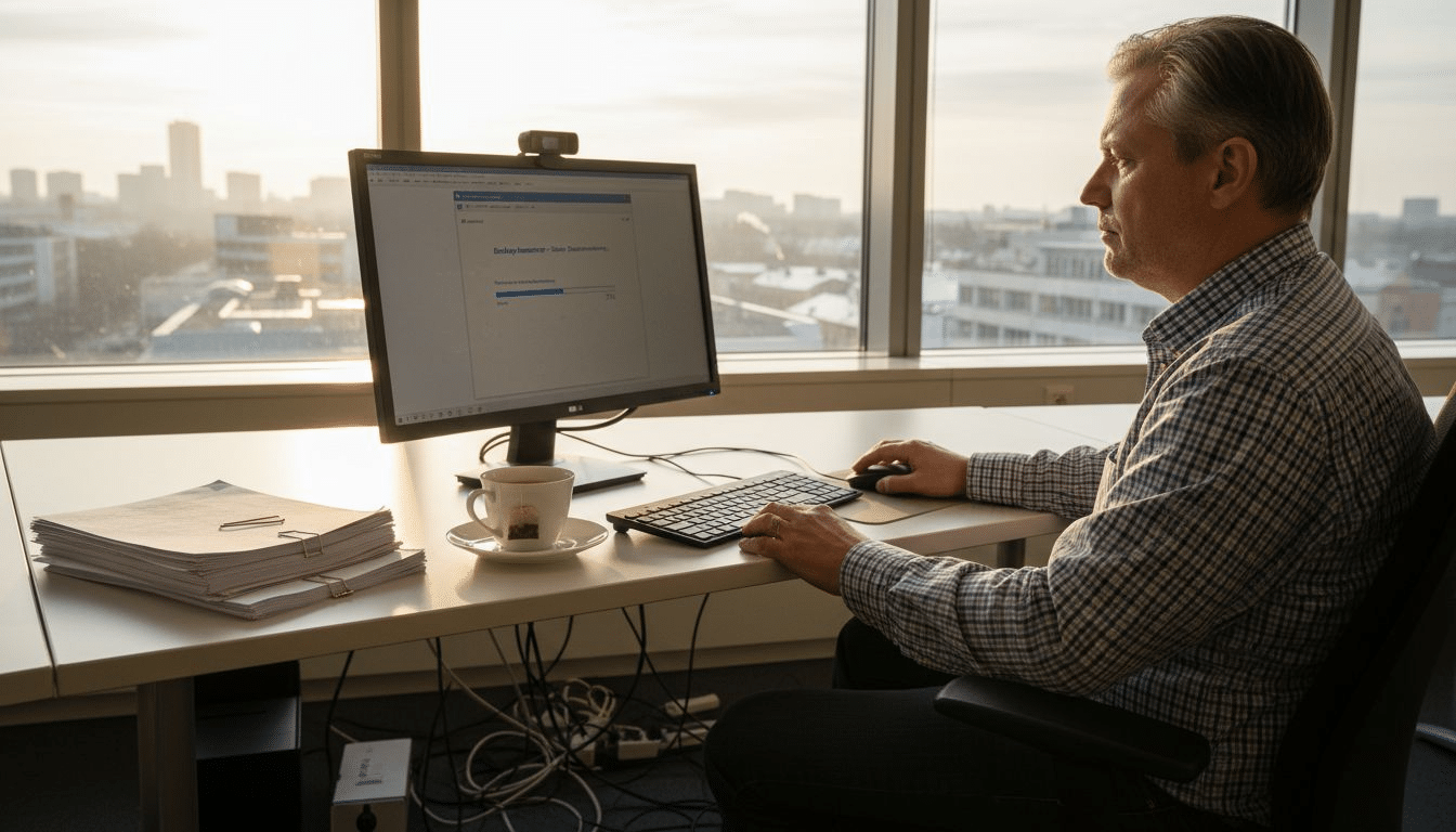 Företagsbackup sköts ofta från kontor i mindre orter eller i utkanten av städerna.