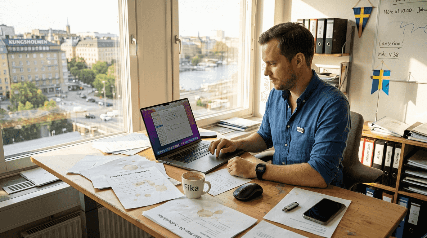 Företagare ser över cybersäkerheten på arbetsplatsen